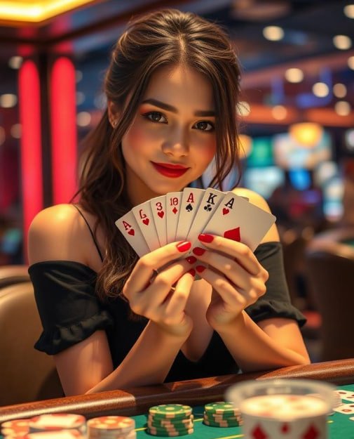 Phòng live casino tại uu8 với dealer thật phát trực tiếp